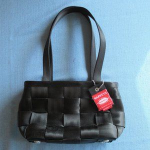 Harvey Seatbelt Medium Tote - Black